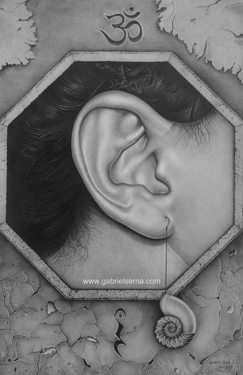 Listen - Pencil Drawing