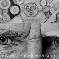 Path - Detail - Pencil Drawing by Gabriel Serna