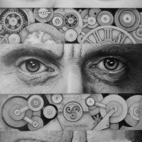 Path - Detail - Pencil Drawing by Gabriel Serna