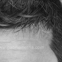 Ricky Martin - Detail - Pencil Drawing by Gabriel Serna